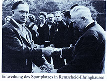 Einweihung des Sportplatzes in Ehringhausen